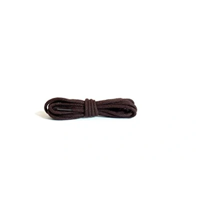 Imagen de Kaps Cordones Redondos Finos, de Calidad 2 mm Ancho, 100% algodón para Calzado Informal y Moda, Hechos en Europa, 1 par (75 cm 29 inch 4 to 5 Con ojales/ 79 marron oscuro)