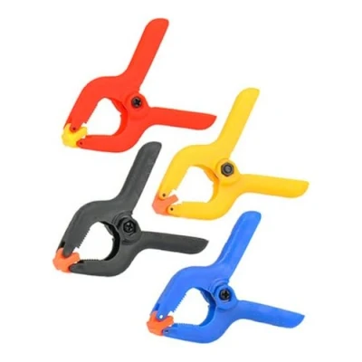 Imagen de Ferrestock FSKPRB001 16pcs pinzas de sujeción con resorte, mandíbulas giratorias, muelle extra fuerte, apertura máxima 35mm, profundidad 35mm