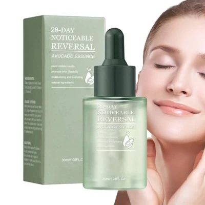 Imagen de Esencia facial hidratante,Esencia de agua hidratante para la piel aguacate Cuidado todo tipo piel, ayuda con las manchas oscuras y belleza Teksome