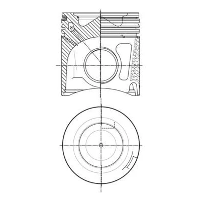 Imagen de Pistón MAHLE 007 PI 00150 000
