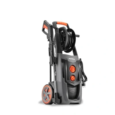Imagen de FUXTEC Hidrolimpiadora Profesional FX HDRP2500 2500W 195 Bar con Manguera de Alta Presión 7m, Caudal 468 l/h, Varios Patrones Pulverización y Tanque Limpieza Integrado