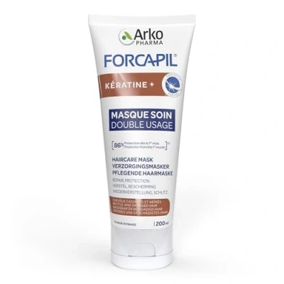 Imagen de Forcapil Kératine et masque soin double usage 200ml