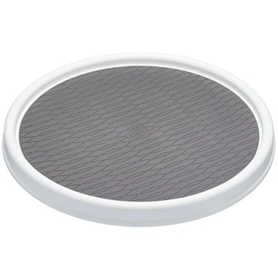 Imagen de Copco Organizador de Armario, Plato Giratorio la Cocina, Casa, 30 cm, blanco/gris