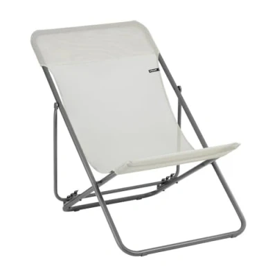 Imagen de Lafuma Mobilier Tumbona, Aluminio, Beige Centeno, Normal