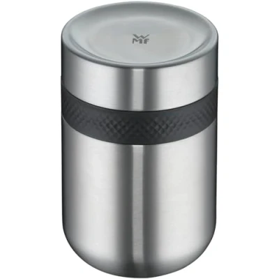 Imagen de WMF my2Go recipiente térmico de 300 ml y adicional 200 ml, respetuoso con el medio ambiente, acero inoxidable Cromargan mate, apto para lavavajillas