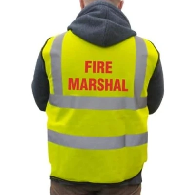 Imagen de Supreme HRT80Y M Fire Marshal Basic Chaleco de seguridad alta visibilidad, color amarillo