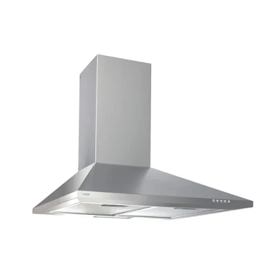 Imagen de Candy CCE116/1X, Campana extractora 60 cm, 3 niveles de potencia, Capacidad extracción 305 m3/h,Luces led, Paneles antigrasa, Filtros carbono, 67W, 62dB, Inox