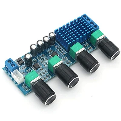 Imagen de DollaTek XH M577 Tablero del Amplificador Digital TPA3116D2 de Audio Tono Alta Potencia Amplificadores operacionales 12 24V