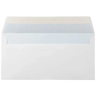Imagen de Sobre liderpapel n.5 blanco americano 115x225mm tira de silicona open system caja 500 unidades