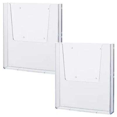 Imagen de helit H2350202 2 Portafolletos de pared &quot;the help wall&quot; DIN A4, piezas, transparente