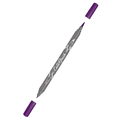 Imagen de Online 19057/6 Calli.Brush, Double Tip Pen con caligráficos punta y tipo pincel, color Lilac