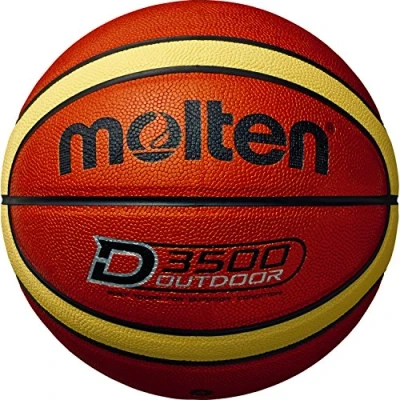 Imagen de Molten Balón de Baloncesto B6D3500, tamaño 6, Color Naranja/Crema/Shiny Optic, 6