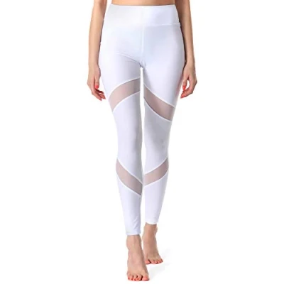 Imagen de Merry Style Leggins Largos Mallas Deportivas Mujer MS10 233 (Blanco, L)