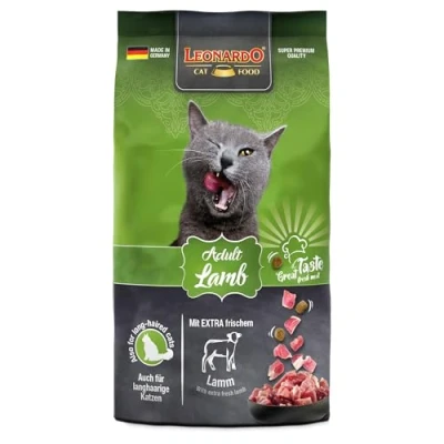 Imagen de LEONARDO Adult Lamb 300 g Alimento seco para Gatos Adultos a Partir de 1 año apoyar Las defensas Puede optimizar el pH urinario