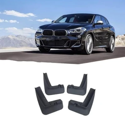 Imagen de MAAIQTIND 4 Piezas Guardabarros, para BMW X2 F39 2018 2022 Salpicaduras Splash Faldillas Antibarro Coche Accesorios