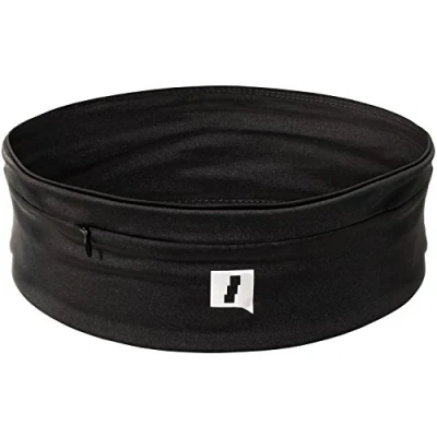 Imagen de CampTeck U6701 Licra Riñonera Running Cinturon Deportivo para Correr, Jogging, Caminar, Senderismo, Ciclismo. Adecuado Teléfonos Móviles, Llaves, Efectivo y Tarjetas Medium 71 81cm Negro