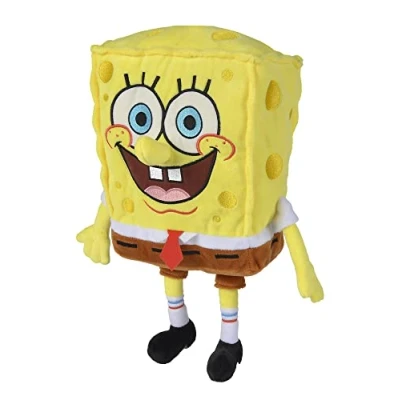 Imagen de Simba Peluche Bob Esponja 35cm, Material Suave y Agradable, Relleno 100% Reciclado, Licencia Oficial, Apto para Todas las Edades (109491002SPB)