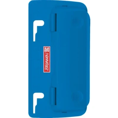 Imagen de Brunnen Colour Code bolsillos 102065033 perforadora, para carpeta, regla con relieve y función Nied conservación) Azul/azur