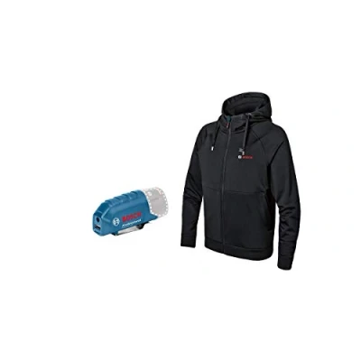 Imagen de Bosch Professional GHH 12+18V XA Sudadera calefactable a batería (con capucha, negra, talla XL, sin batería)