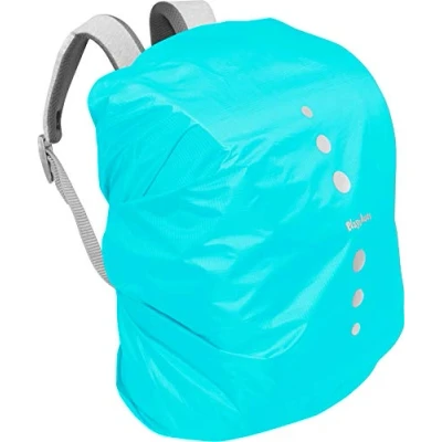 Imagen de Playshoes Funda impermeable para mochila, Equipaje niños, Unisex Azul (Turquesa), S