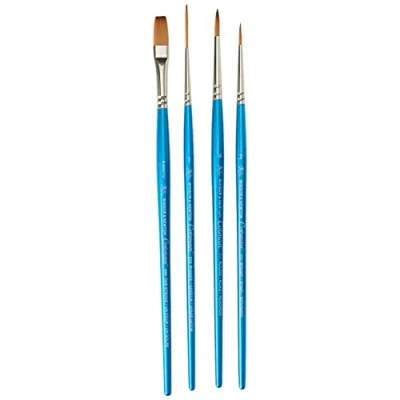 Imagen de Winsor &amp; Newton Cotman set de 4 pinceles incluye: Serie 111 n2, nº4, 333 nº1 y 666 6mm
