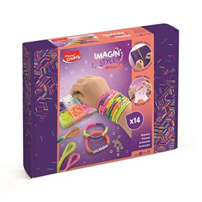 Imagen de Maped Creativ Aqua&#039;Art Dinosaurios Actividad de acuarela para niños colorear con lápices acuarelables + pincel agua sobre soportes metalizados 3 carteles y personalizar a