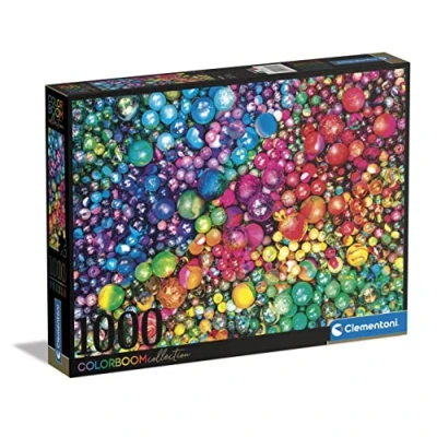 Imagen de Clementoni 1000pzs Does Not Apply Italia 1000 Piezas ColorBoom Canicas, Puzzle Adulto Colores(39650), Multicolor, M