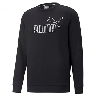 Imagen de Puma ESS Elevated Langarm Sudadera, Hombre, Talla: Large, Schwarz
