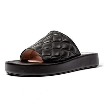 Imagen de L37 HANDMADE SHOES Radio Noise, Sandalia Mujer, Negro, 36 EU