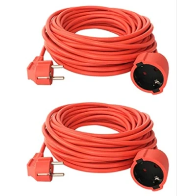 Imagen de 2 cables alargadores de 30 m Schuko IP44 cable alimentación para jardín V13