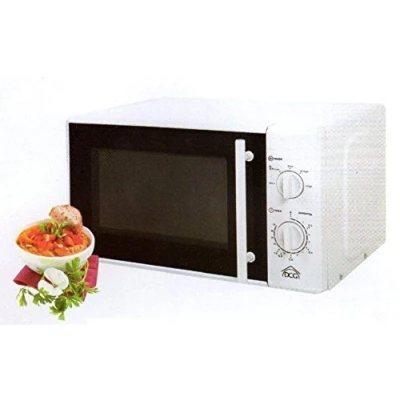 Imagen de MWG820 Horno microondas de 20 litros con GRILL 1000W. Temporizador 35 minutos opción descongelación. Color blanco. Dimensiones: 44x34,5x25,8 cm
