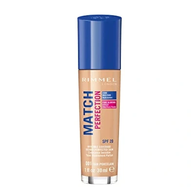 Imagen de Rimmel London Match Perfection Base de maquillaje 001 Fair Porcelain 30 ml