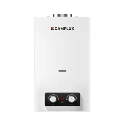 Imagen de CAMPLUX BD300 11L/min Calentador de Agua a Gas Domestico, ErP/Bajas Emisiones NOx, Butano (28 30 mbar)/ Propano (37 mbar), 22kW