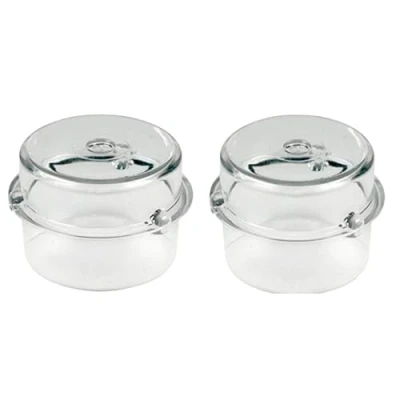 Imagen de FLAVOR PLUS 2 Unidades de cubilete Transparente, vasito medidor Compatible con Thermomix TM31, TM21, 3300.