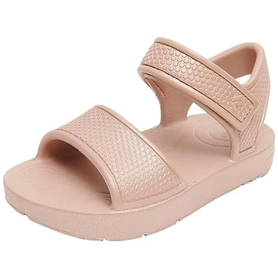 Imagen de Fitflop Kids Iqushion Sandal with Backstrap Solid, Chanclas Unisex niños, Rose Gold, 28 EU