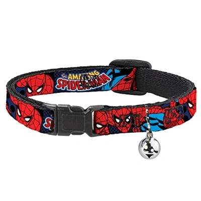 Imagen de Buckle Down Collar de Gato Separable, Poliéster, Multicolor, 1/2&quot; x 8 12&quot;/Medium