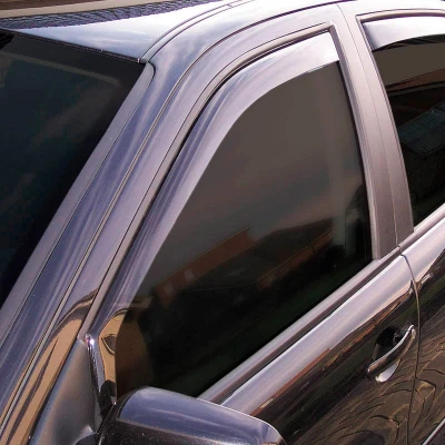 Imagen de ClimAir Car Comfort Deflectores de Aire Negro Compatible con Isuzu D MAX III Space Cab 2019