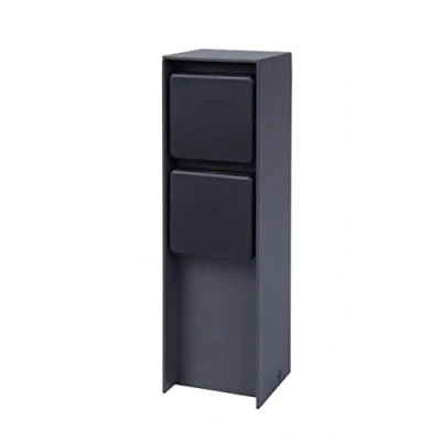 Imagen de BOLD 19523 Abano Columna de energía para Exteriores (Columna energía) con Enchufe Doble en Antracita IP44 3680 vatios Embalaje sin plástico)