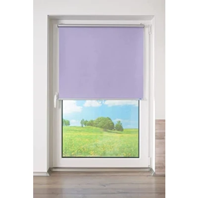 Imagen de Estor Enrollable con Estructura Moderna de Lavanda, 80 cm x 200 (Ancho Largo)