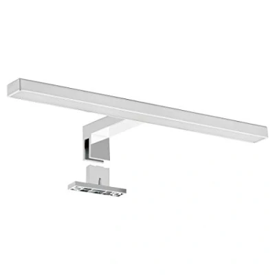 Imagen de SEBSON® Lampara Espejo Baño LED 30cm, Luz Pinza + Armario, 5W, 400lm Blanca Neutra 4000K, IP44 300x95x41mm