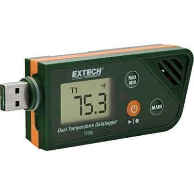 Imagen de Extech TH30 Registrador de datos USB dual temperatura