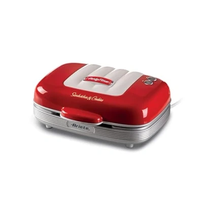 Imagen de ARIETE 1972/00 3 EN 1 SANDWICHERA DONUTS Y CUPCAKES PARTY TIME ROJA