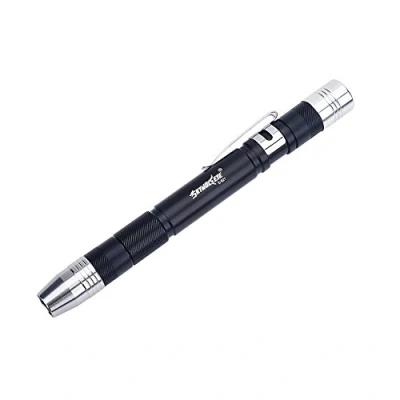 Imagen de Antorcha UV Led Pen Light Torch Mini Linterna, bolsillo linterna Penlight Super pequeña impermeable AAA para médico Enfermera Cam Fishing L