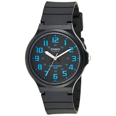Imagen de Casio Reloj Analógico para Hombres de Cuarzo con Correa en Resina MW 240 2