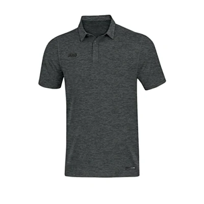 Imagen de Jako Premium Basics Polo para Hombre, Talla 4XL, Gris