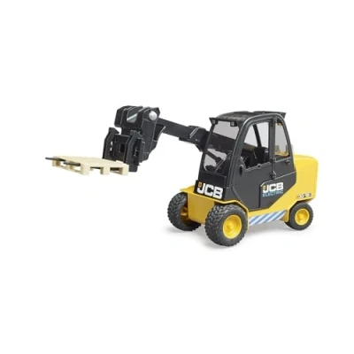 Imagen de bruder 02512 JCB Teletruck 1:16 Vehículos, Carretilla elevadora, Manipulador telescópico, Vehículo de obras, Granja