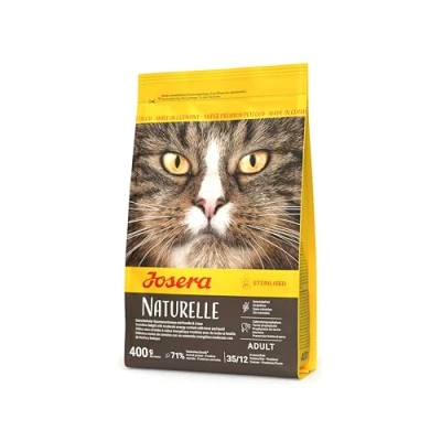 Imagen de Josera Comida para Gatos 400 g Naturelle Ave de Corral y Trucha Adultos Previene la Formación Calculos Orinarios Profilaxis Dental