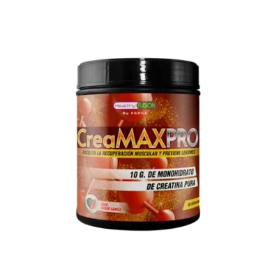 Imagen de Healthy Fusion 10.000mg/dosis de Creatina Monohidrato 80mesh 100% pura y limpia Mejora el rendimiento físico aumenta crecimiento muscular 300 gr. Sabor Sandía