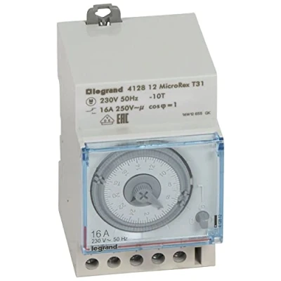 Imagen de Legrand control del tiempo Interruptor horario analógico sr/d/1x16/3mod.