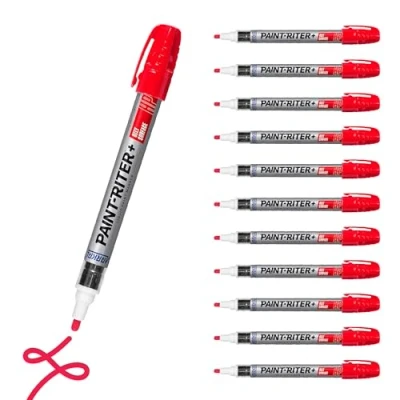 Imagen de Markal 140096962 Marcador de Pintura Liquida para Superficies Aceitosas, Rojo